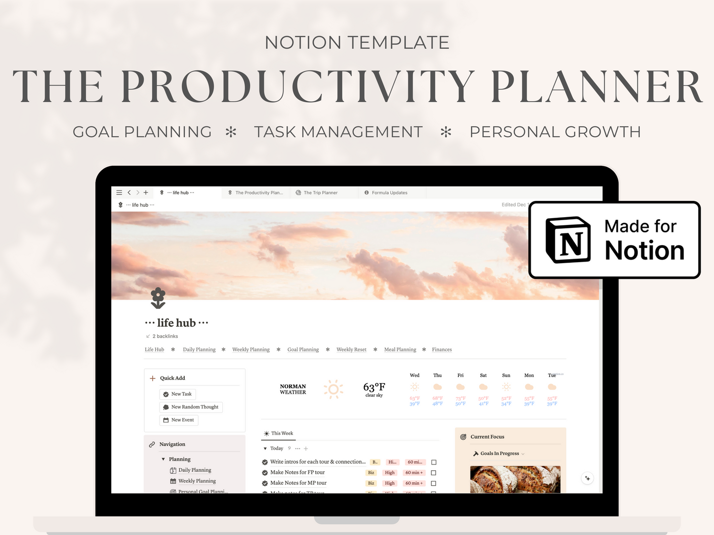 The Productivity Planner